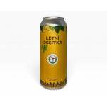 Letní Desítka 10 0,5l plech pivovar Telč