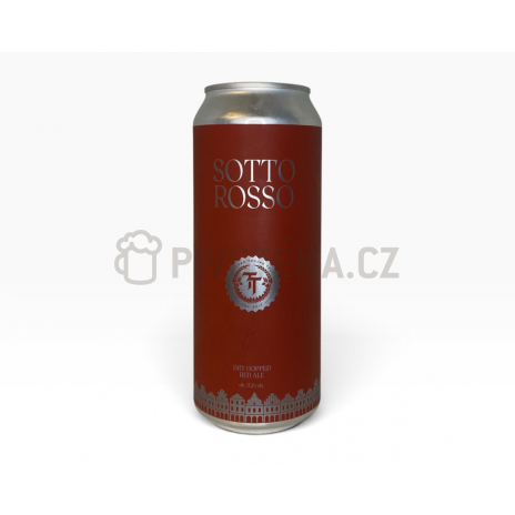 Sotto Rosso 12 0,5l plech pivovar Telč