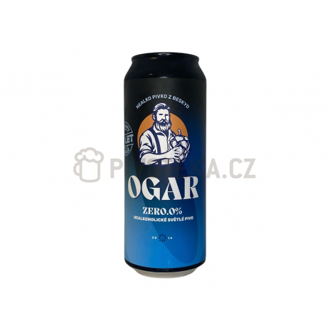 Zero 0 0,5l plech pivovar Ogar