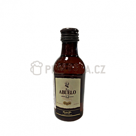 Abuelo MINI rum 12 Y.O. miniatura 40% 0,05l (holá láhev)
