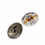 Button s otvírákem magnet "vodu nepiju"