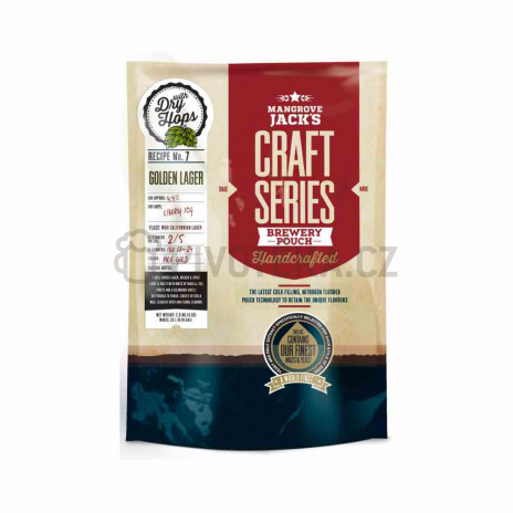 Craft Series Golden Lager Dry hops 1,8kg Mangrove Jack´s koncentrát