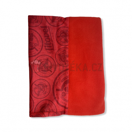 Multifunkční šátek Litovel červený