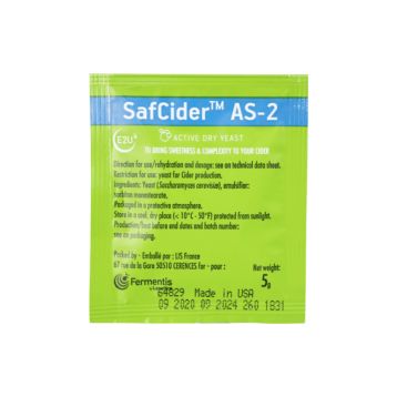 SafCider AS-2 kvasnice cider 5g Fermentis