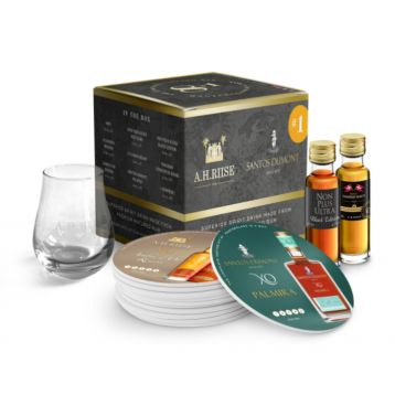 AH Riise Tasting Kit 2023 no.1 Albert Black set 9x 0,02 l + pohár ZADARMO