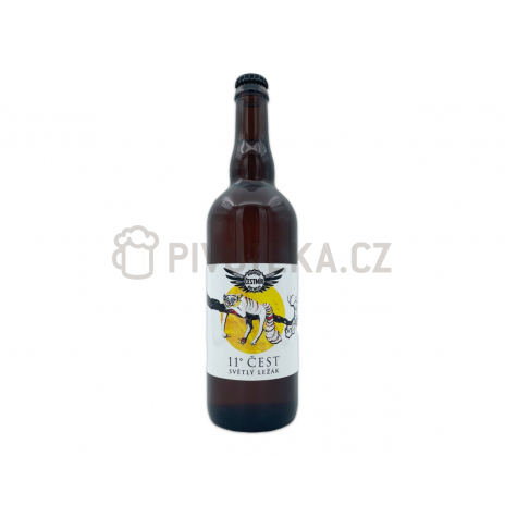 Čest 11° 0,7l pivovar Čestmír