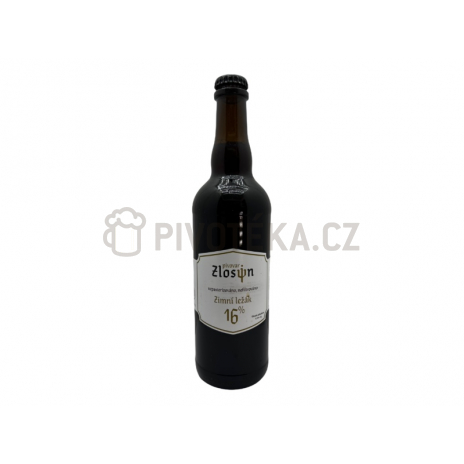 Zimní Ležák 15° 0,7l pivovar Zlosin