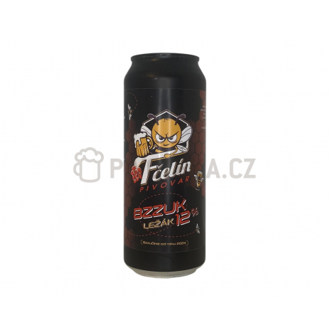 Bzzuk 12 0,5l plech Fčelín