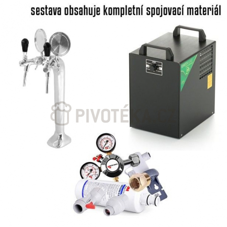 Set SODA PYGMY 25 Green Line se stojanem Kobra 2x kohout