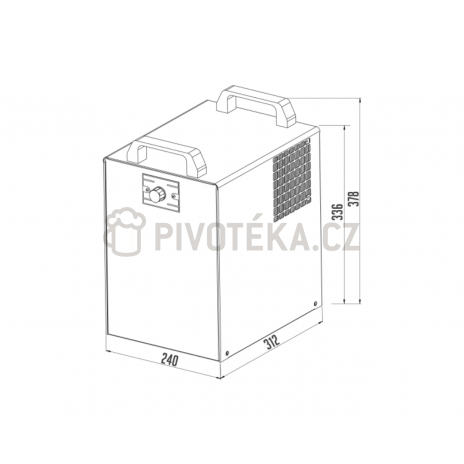 Set SODA PYGMY 25 Green Line se stojanem Kobra 2x kohout