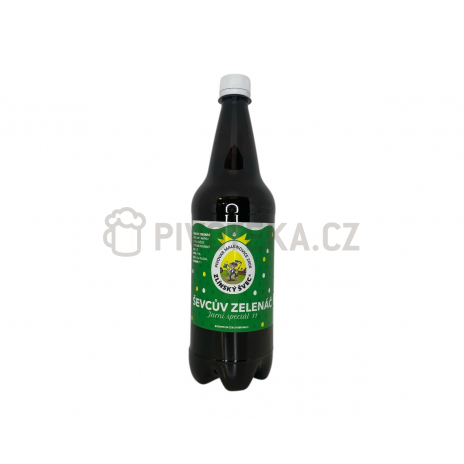 Ševcův zelenáč 11 1l PET pivovar Malenovice