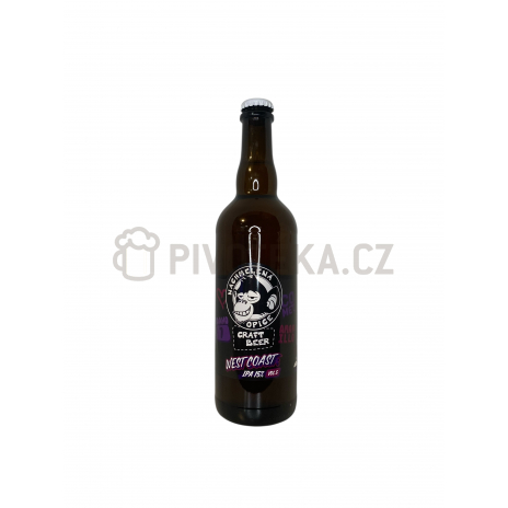 West Coast IPA 15 vol.V  0,7l Nachmelená opice