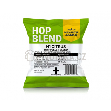 MJ H1 Citrus Hops chmelová směs  50g