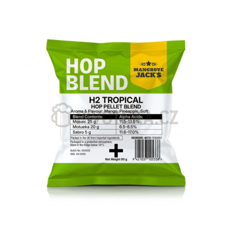 MJ H2 Tropical Hops chmelová směs  50g