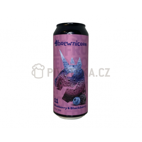 Blueberry & Blackberry 11 0,5l plechovka pivovar Brewnicorn