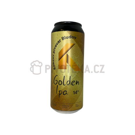 Golden IPA 14  0,5l plech Kobzův Pivovar