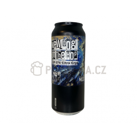 New dog Dolcita, CIP-076, Citra Cryo 13 0,5l plech pivovar Hoppy dog