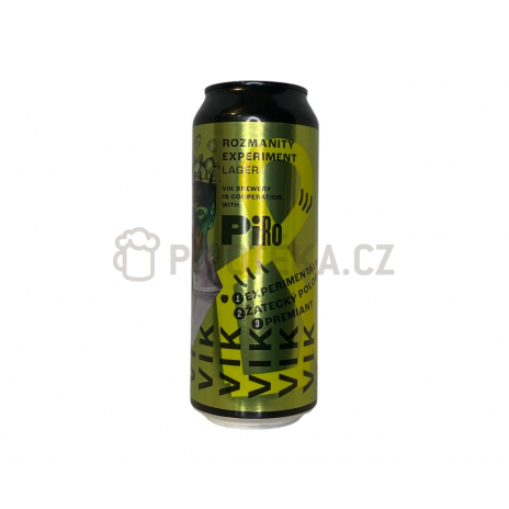 Piro - rozmanitý experiment 11 0,5l plech pivovar Vik