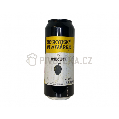Juicy mango IPA 11 0,5l plech Beskydský pivovárek