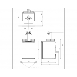 Set kegerator 1x kohout pákový Global 2x naražeč (bajonet+plochý) redukční ventil CO2