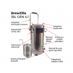 Domácí pivovar BrewZilla Gen 4.1 - 35L All-in-One