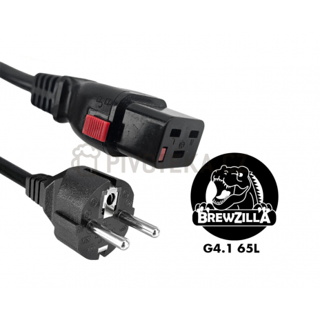 Uzamykatelný napájecí kabel BrewZilla Gen 4 15A pro 65 l