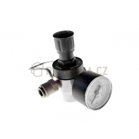 Redukční ventil CO2 na Sodastream bombičku 7bar výstup 5/16 hadice