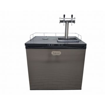 Set kegerator Xplus Stojan T nerez 2x narážač +2x kohút Lindr