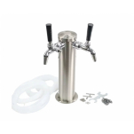 Set kegerator Xplus sestava stojan double tap 2x kohout, 2x narážeč