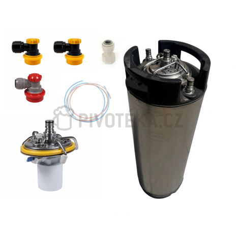 Set Kyveta18,9l s carbonizerem pro výrobu sodové vody 