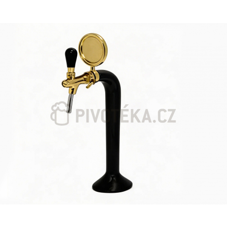 Stojan BLACK 1x kohout GOLD