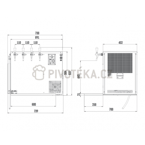 Lindr AS-160 INOX tropical 4x kohout Green Line